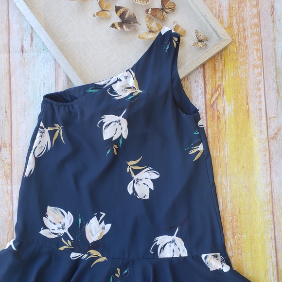 Amanda Uprichard Rhodes Floral One Shoulder Dress - Picture 5 of 7